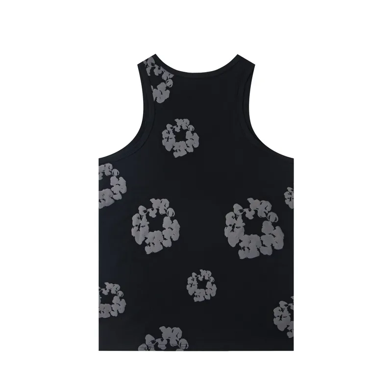 D303# P96 DENIM TEARS foam kapok sleeveless vest S-XL